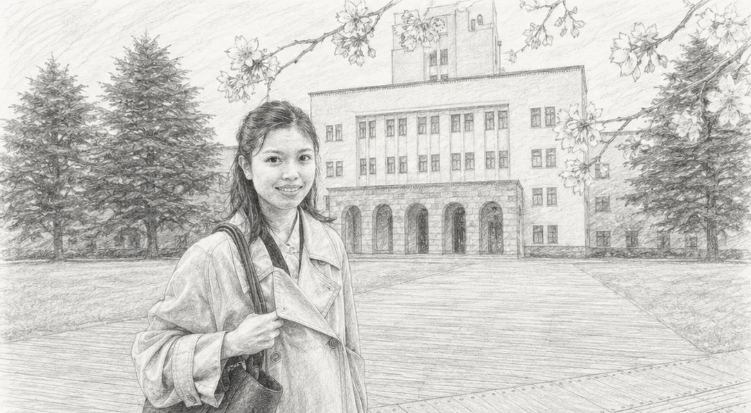 雨宮 咲久良 似顔絵